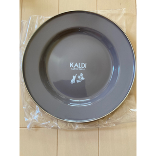 カルディ(KALDI)のカルディ猫の日　ホーロープレート(食器)