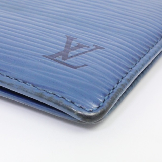 LOUIS VUITTON(ルイヴィトン)のCランク ルイ・ヴィトン ポルトフォイユマルコ  二つ折り財布 M60613 トレドブルー LOUIS VUITTON blue 【中古】 レディースのファッション小物(財布)の商品写真