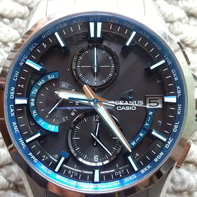 CASIO OCEANUS Manta OCW-S3000-1AJFチタン製 www.krzysztofbialy.com