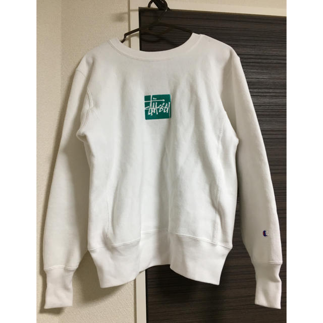 【早い者勝ち‼️】コラボSTUSSY スウェット　champion