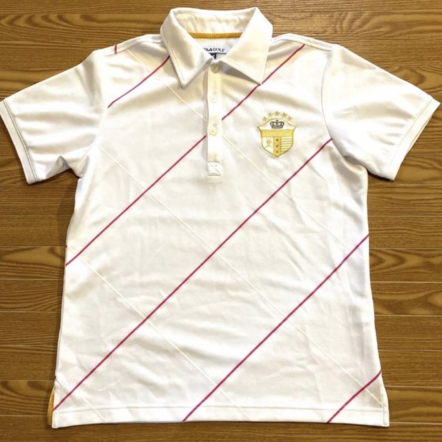 FILA(フィラ)のFILA フィラ ゴルフ メンズ ポロシャツ 半袖 Mサイズ スポーツ/アウトドアのゴルフ(ウエア)の商品写真