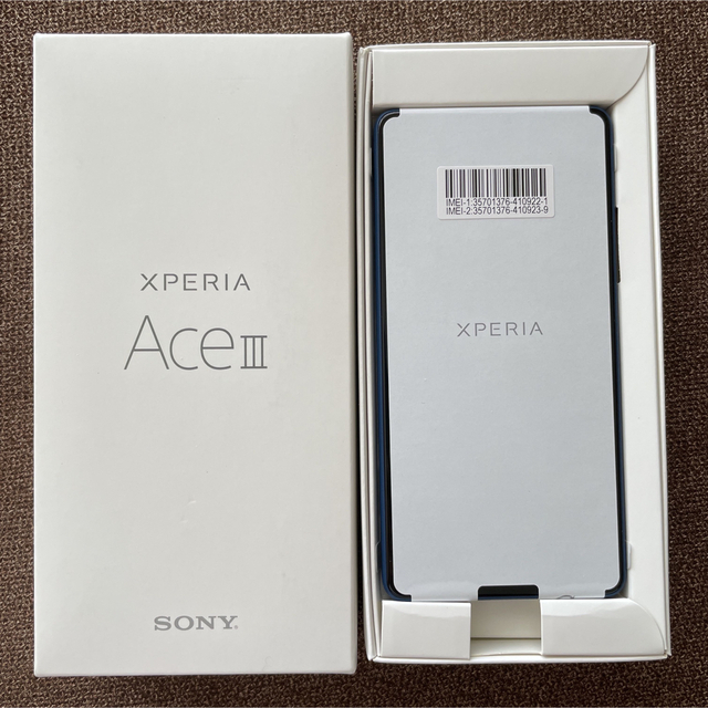 Xperia(エクスペリア)の新品 XPERIA Ace III ブルー SONY SOG08 SIMフリー スマホ/家電/カメラのスマートフォン/携帯電話(スマートフォン本体)の商品写真