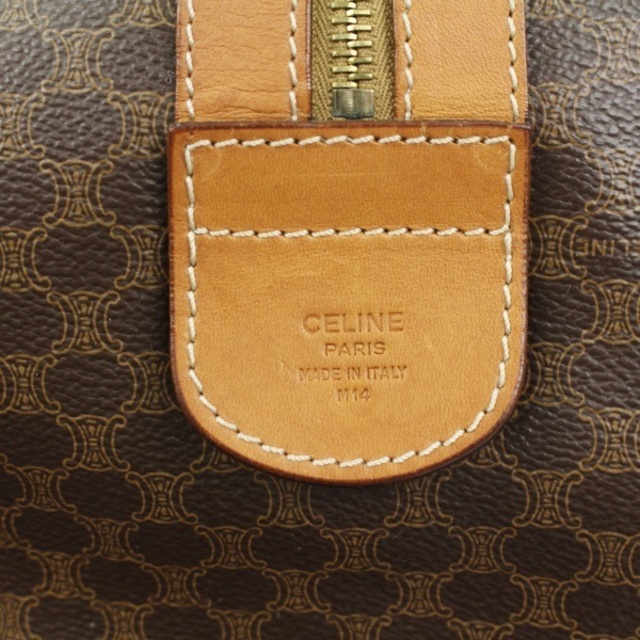 BCランク セリーヌ ボストンバッグ マガダム柄 ブラウン CELINE