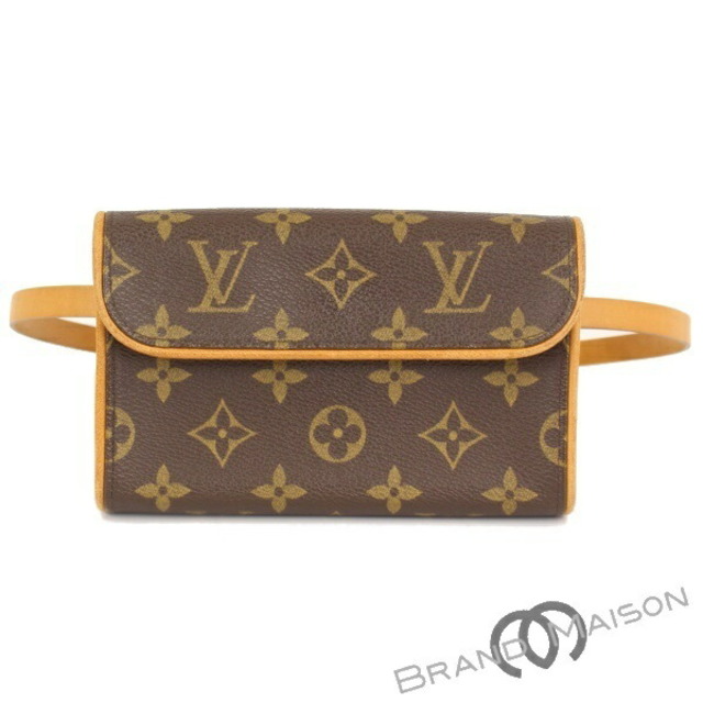 Aランク ルイ・ヴィトン ポシェットフロランティーヌ M51855 モノグラム ショルダーバッグ ポーチ レディース LOUIS VUITTON ブラウン