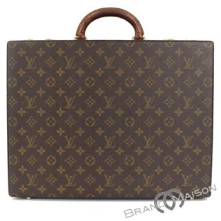 ルイヴィトン(LOUIS VUITTON)のBランク ルイ・ヴィトン クラッシャー アタッシュケース M53124 モノグラム ビジネスバッグ レディース メンズ ブラウン(ビジネスバッグ)