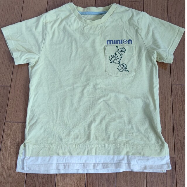 ミニオンズ Tシャツ 140cm イエロー キッズ/ベビー/マタニティのキッズ服男の子用(90cm~)(Tシャツ/カットソー)の商品写真
