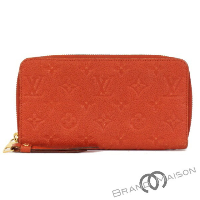 LOUIS VUITTON(ルイヴィトン)のBランク ルイ・ヴィトン ポルトフォイユ・スクレット・ロン M60297 アンプラント オリアン レッド ファスナー長財布 LOUIS VUITTON レディースのファッション小物(財布)の商品写真