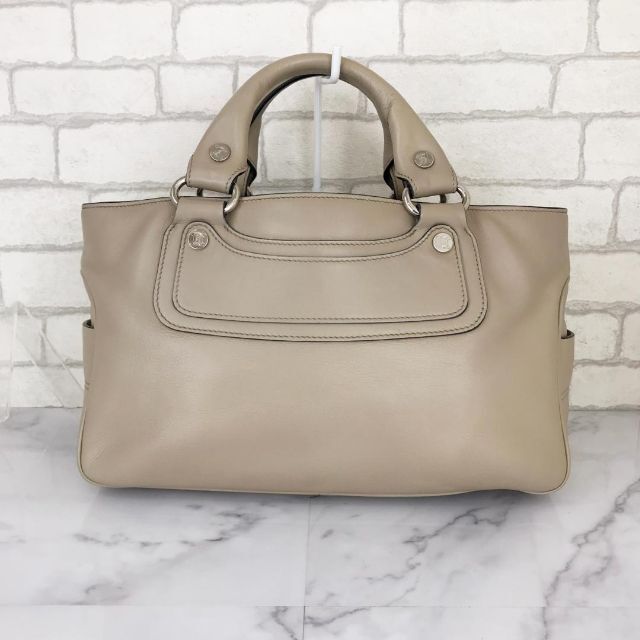 ☆良品☆セリーヌ ブギーバッグ ベージュ ハンドバッグ レザー CELINE