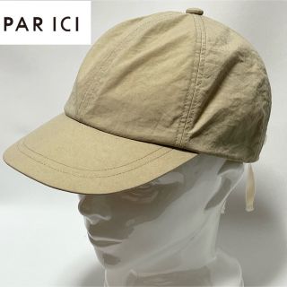 パーリッシィ(PAR ICI)の【新品】PAR ICIパーリッシィ 日本製 バックパネル編みあげデサインキャップ(キャップ)