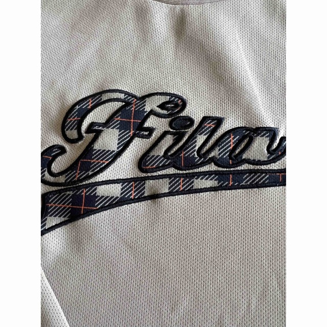 FILA(フィラ)のフィラテニス　長袖Tシャツ　ベージュ スポーツ/アウトドアのテニス(ウェア)の商品写真