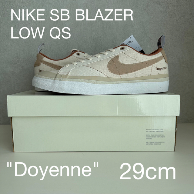 NIKE SB BLAZER LOW QS Doyenne 29cm - スニーカー