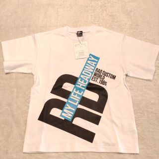 ラッドカスタム(RAD CUSTOM)の新品 べべ ラッドカスタム RAD CUSTOM Ｔシャツ 130 140 白(Tシャツ/カットソー)