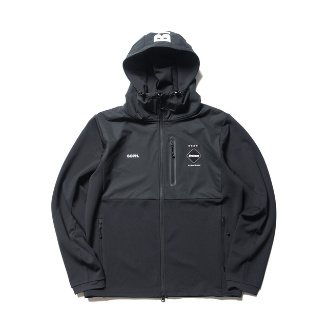 ジャージfcrb 23ss pdk hybrid hooded jacket 黒 L