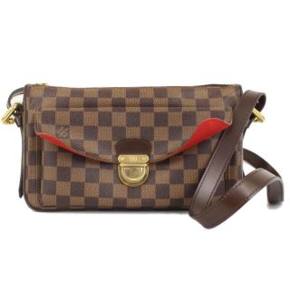 ルイヴィトン(LOUIS VUITTON)のBランク ルイ・ヴィトン ラヴェッロGM N60006 ロングショルダー ダミエ ショルダーバッグ ロングストラップ レディース エベヌ(メッセンジャーバッグ)