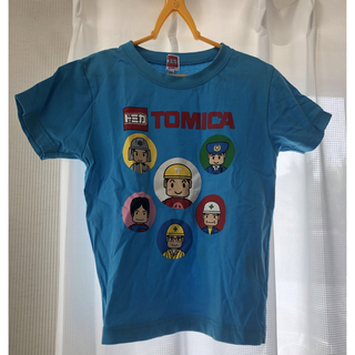 タカラトミー(Takara Tomy)のトミカ  Tシャツ 130cm 水色プラキッズ (Tシャツ/カットソー)