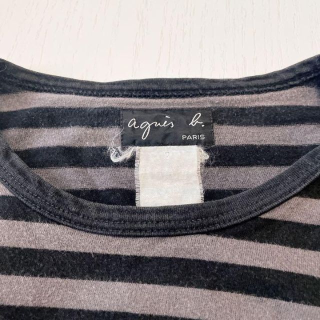 agnes b.(アニエスベー)のシャツ agnes b おしゃれ 可愛い ボーダー カジュアル パリ PARIS レディースのトップス(Tシャツ(長袖/七分))の商品写真