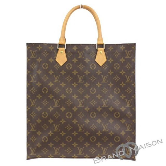 Aランク ルイ・ヴィトン サックプラ M51140 モノグラム LOUIS VUITTON トートバッグ レディース メンズ ブラウン brown