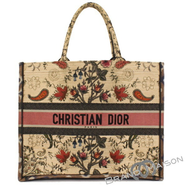 Dior(ディオール)のAランク ディオール ブックトートラージ エンブロイダリー M1286ZRFX 188 レディース Christian Dior 【中古】 レディースのバッグ(トートバッグ)の商品写真