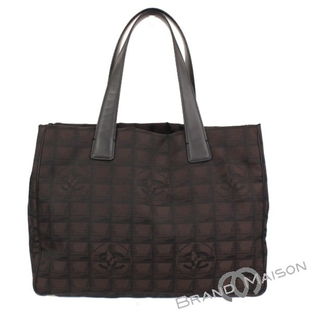 Bランク シャネル ニュートラベルライントート A15991 ブラウン CHANEL ショルダーバッグ トートバッグ レディース brown