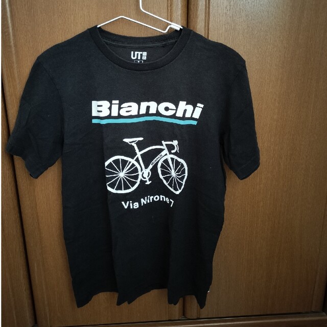 Bianchi(ビアンキ)のBianchi×UNIQLO コラボTシャツ メンズのトップス(Tシャツ/カットソー(半袖/袖なし))の商品写真