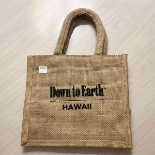 down to earth 麻エコバッグ 新品未使用(エコバッグ)