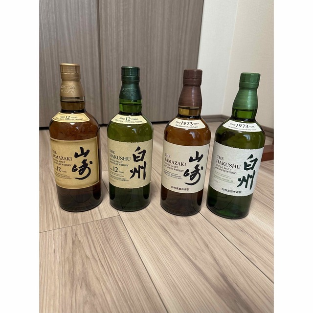 サントリー(サントリー)の山崎12年/白州12年/山崎NV/白州NV 食品/飲料/酒の酒(ウイスキー)の商品写真