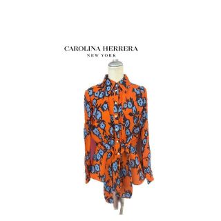183767 CAROLINA HERRERA キャロライナーヘレナ ブラウス smcint.com