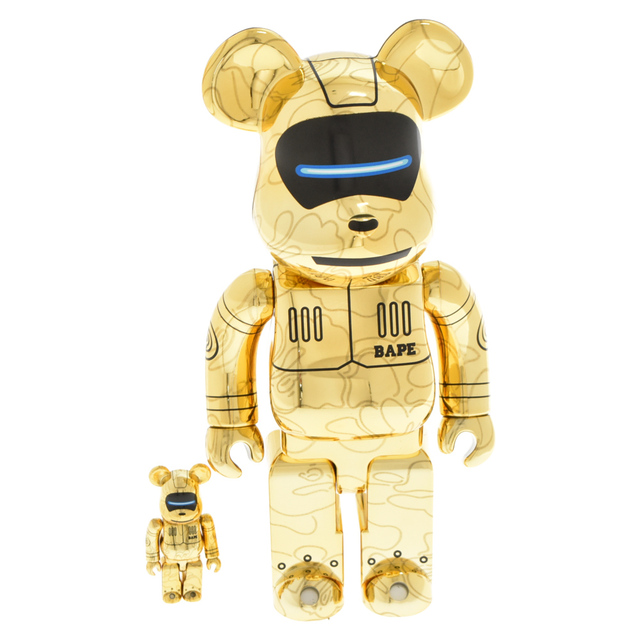 MEDICOM TOY メディコムトイ BE@RBRICK SORAYAMA ×BABY MILO GOLD Ver