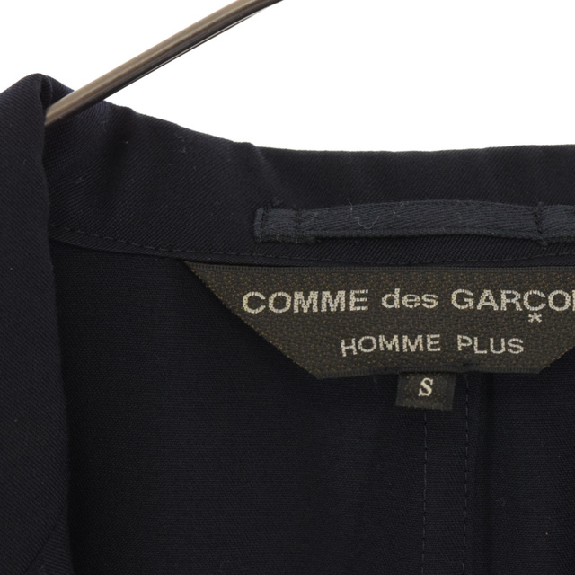 COMME des GARCONS HOMME PLUS(コムデギャルソンオムプリュス)のCOMME des GARCONS HOMME PLUS コムデギャルソンオムプリュス 17SS レイヤード カットオフ ダブル ドッキングコート ジャケット ネイビーPS-J010 レディースのジャケット/アウター(その他)の商品写真