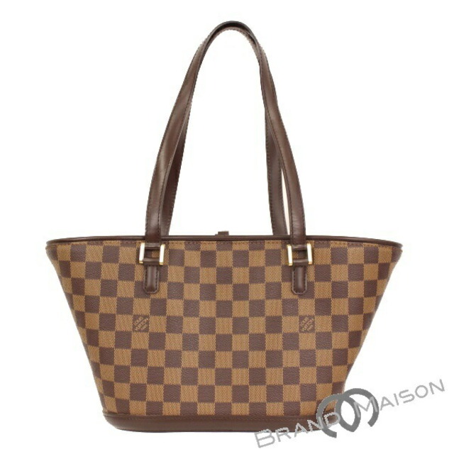 Aランク ルイ・ヴィトン マノスクPM N51121 ダミエ エヌべ LOUIS VUITTON ヴィトン トートバッグ ショルダーバッグ レディース エベヌ