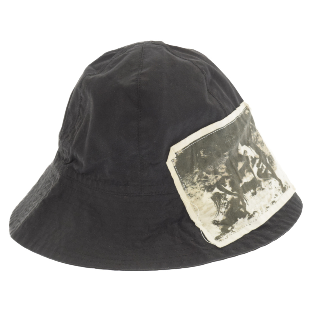 DRKSHDW ダークシャドウ GILLIGAN BUCKET HAT パッチデザインバケットハット ブラック DU20S5477-MUEH67センチ本体