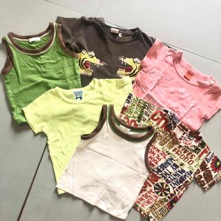 グローバルワーク(GLOBAL WORK)のグローバルワーク　むちゃちゃ　ラゲッジワーク　surl  タンクトップ 半袖(Tシャツ/カットソー)