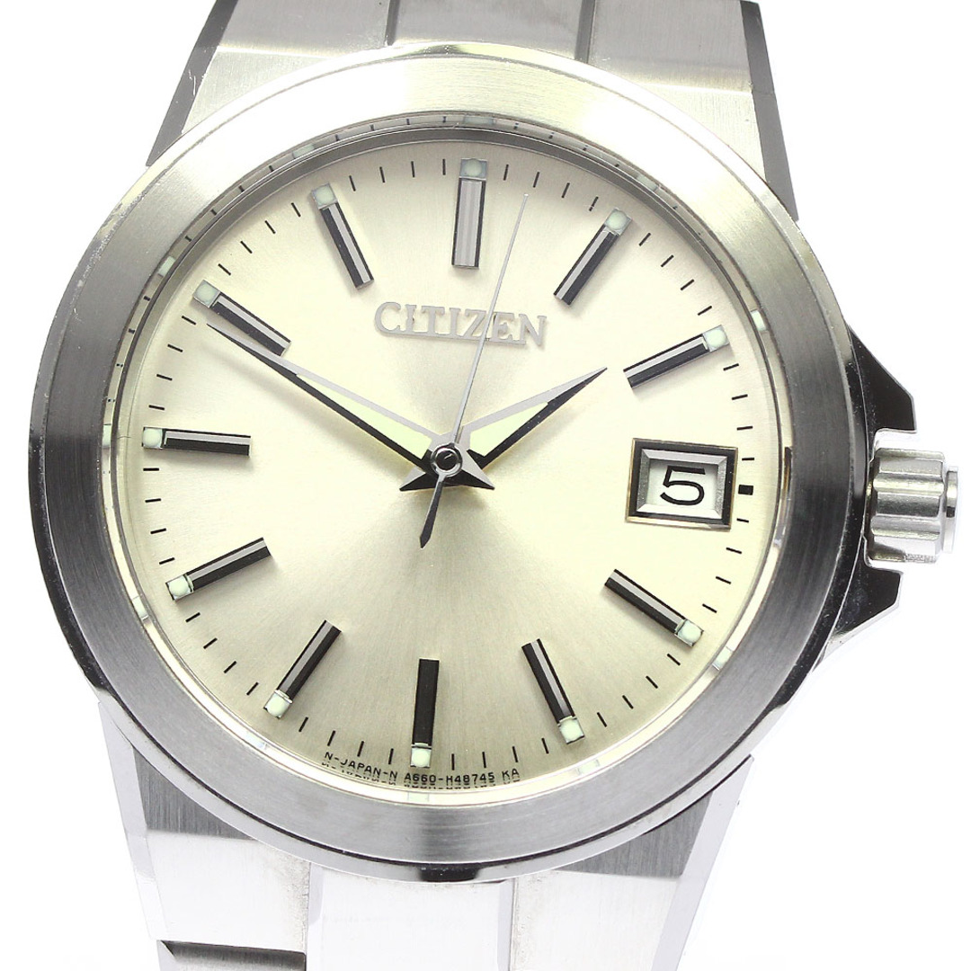 シチズン CITIZEN A660-T003176 ザ・シチズン 2003年モデル クォーツ メンズ 箱付き_748623