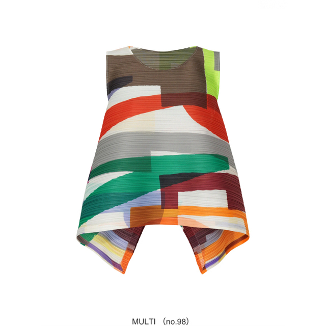 2022公式店舗 ISSEY PLEASE PLEATS MIYAKE 横プリーツトップス