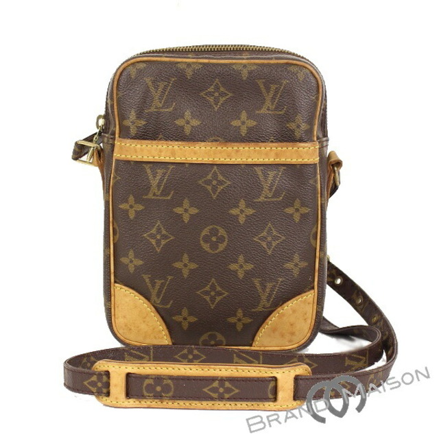 Bランク ルイ・ヴィトン ダヌーブ M45266 モノグラム ショルダーバッグ ブラウン レディース LOUIS VUITTON