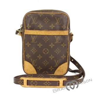 ルイヴィトン(LOUIS VUITTON)のBランク ルイ・ヴィトン ダヌーブ M45266 モノグラム ショルダーバッグ ブラウン レディース LOUIS VUITTON 【中古】(メッセンジャーバッグ)