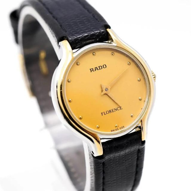 希少》RADO FLORENCE 腕時計 ゴールド サファイアクリスタル 【限定 ...