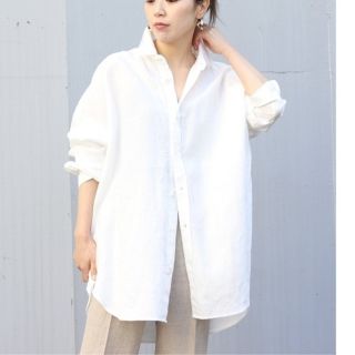 プラージュ(Plage)のplage Linen Big シャツ(シャツ/ブラウス(長袖/七分))