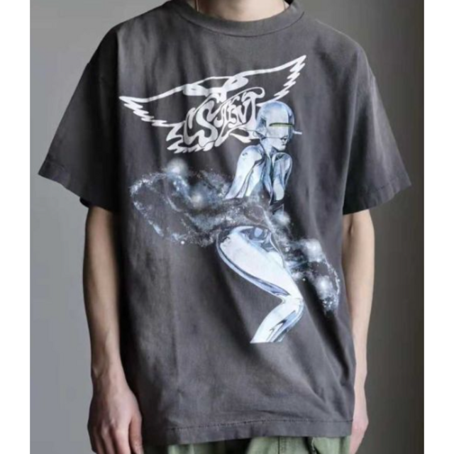 SAINT M×××××× 空山基 コラボtシャツ セントマイケル-