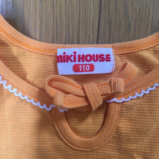 mikihouse(ミキハウス)のミキハウス　半袖　シャツ　110 キッズ/ベビー/マタニティのキッズ服女の子用(90cm~)(Tシャツ/カットソー)の商品写真