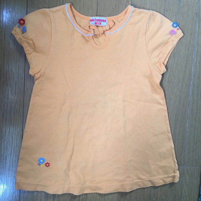 mikihouse(ミキハウス)のミキハウス　半袖　シャツ　110 キッズ/ベビー/マタニティのキッズ服女の子用(90cm~)(Tシャツ/カットソー)の商品写真