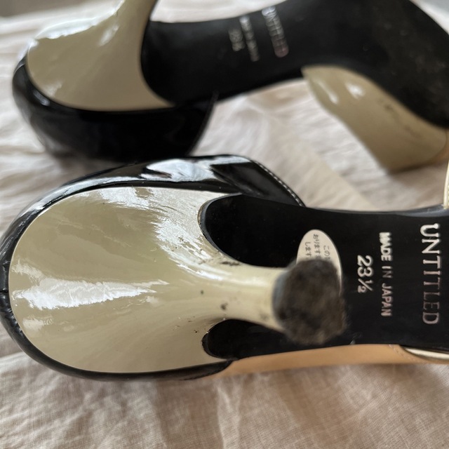 UNTITLED(アンタイトル)のオープントゥパンプス レディースの靴/シューズ(ハイヒール/パンプス)の商品写真