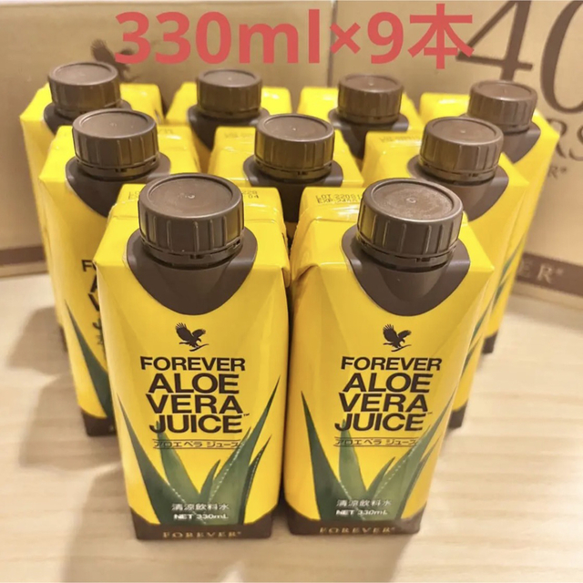 フォーエバーアロエベラジュース330ml✖️9本-