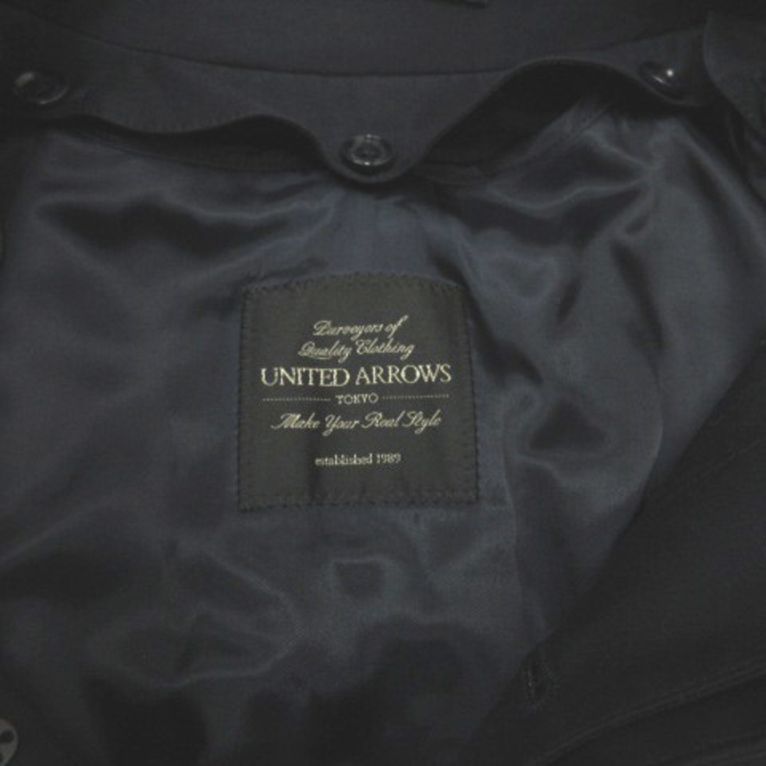 UNITED ARROWS(ユナイテッドアローズ)のユナイテッドアローズ ステンカラーコート スプリング ネイビー 230427E メンズのジャケット/アウター(ステンカラーコート)の商品写真