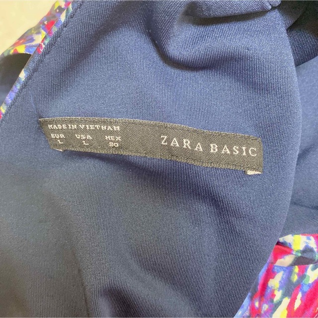 【ZARA】ザラ 宇宙 派手 インパクト ワンピース L