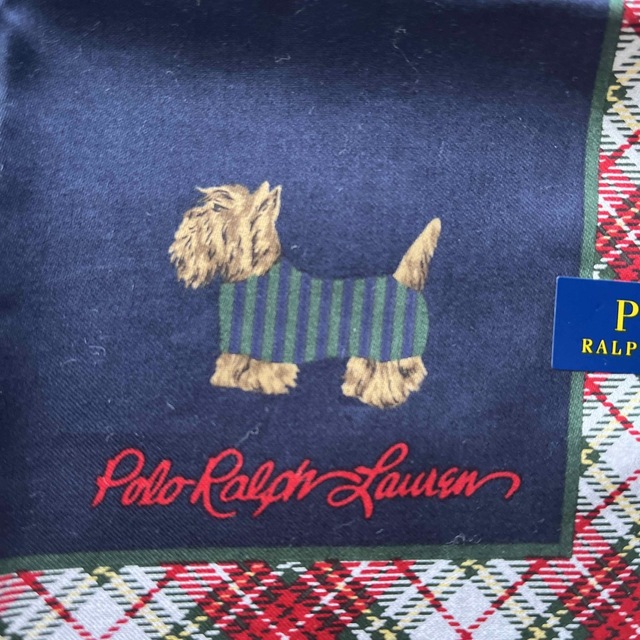 POLO RALPH LAUREN(ポロラルフローレン)の新品未使用品　ポロラルフローレン　ハンカチーフ メンズのファッション小物(ハンカチ/ポケットチーフ)の商品写真