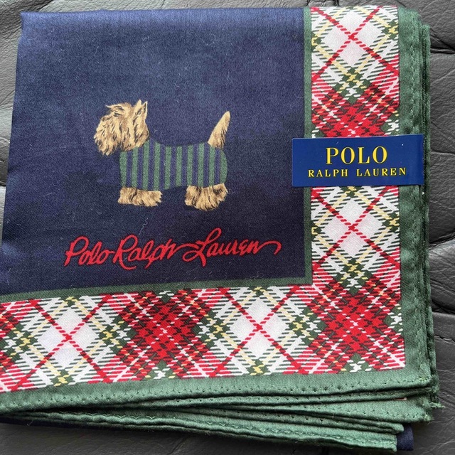 POLO RALPH LAUREN(ポロラルフローレン)の新品未使用品　ポロラルフローレン　ハンカチーフ メンズのファッション小物(ハンカチ/ポケットチーフ)の商品写真