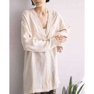 トゥデイフル(TODAYFUL)のトゥデイフル  todayful Collarless Satin Shirts(シャツ/ブラウス(長袖/七分))