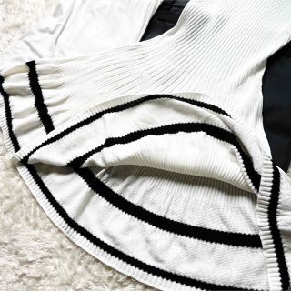 美品 CHANEL シャネル ニット ワンピース ドレス コットン インナー付