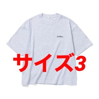 ワンエルディーケーセレクト(1LDK SELECT)のサイズ3 goodness logo crew neck T-shirt(Tシャツ/カットソー(半袖/袖なし))